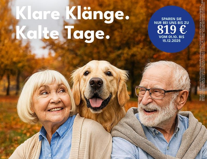 Jetzt bis zu 819 € * sparen und den Herbst genießen