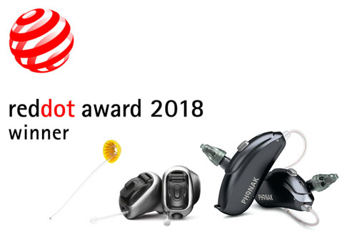 Phonak gewinnt drei Red Dot Design Awards